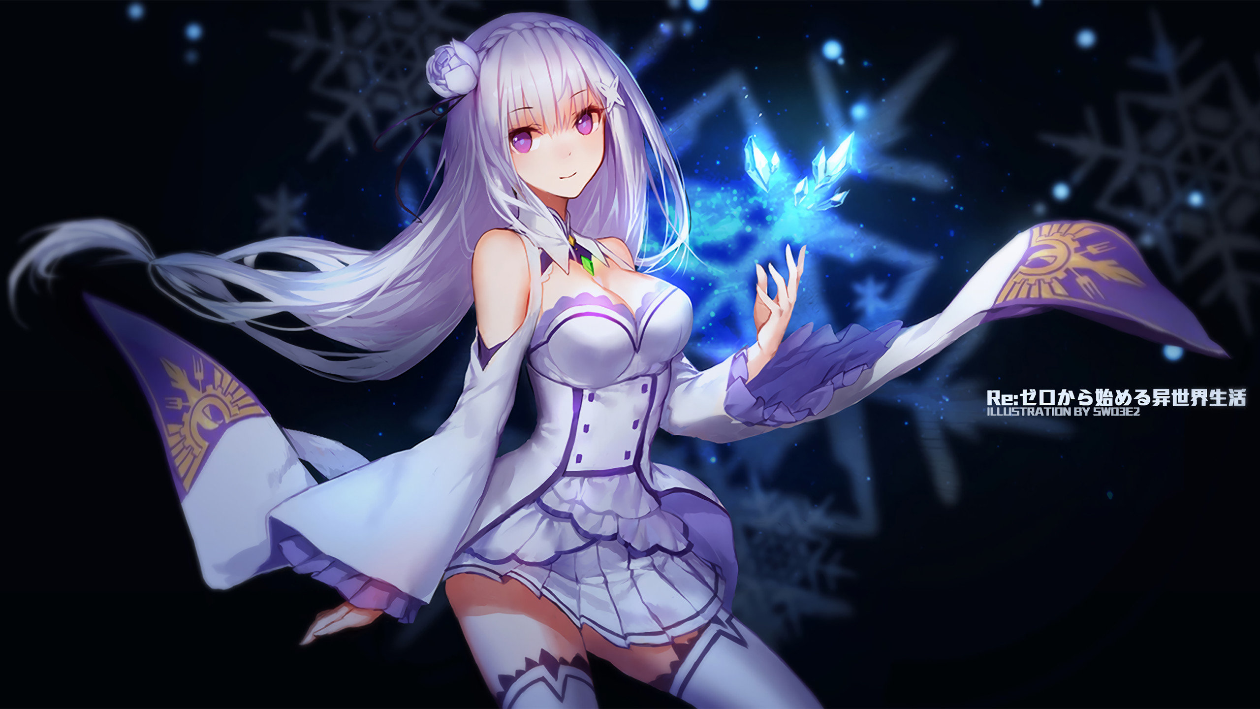 Awesome Emilia (Re:ZERO) free background ID:158610 for hd 2560x1440 computer