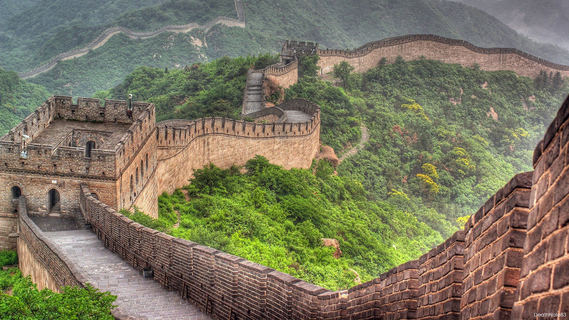 Download full hd 1080p Great Wall Of China PC background ID:492519 for free