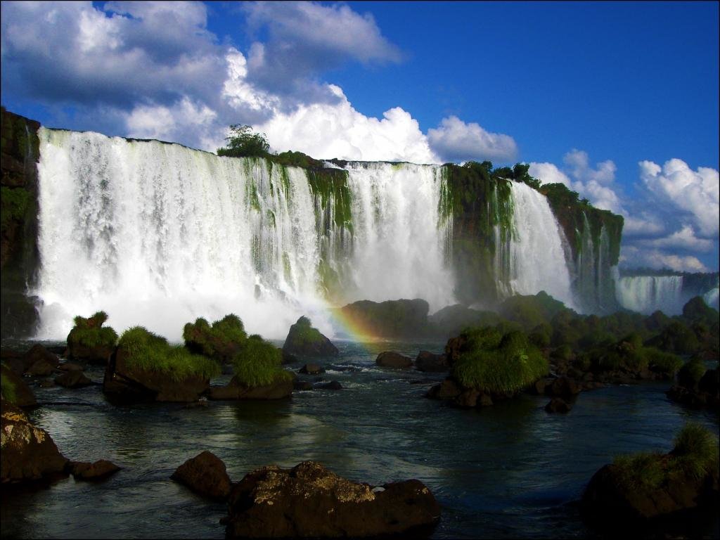 Awesome Iguazu Falls free wallpaper ID:22633 for hd 1024x768 computer