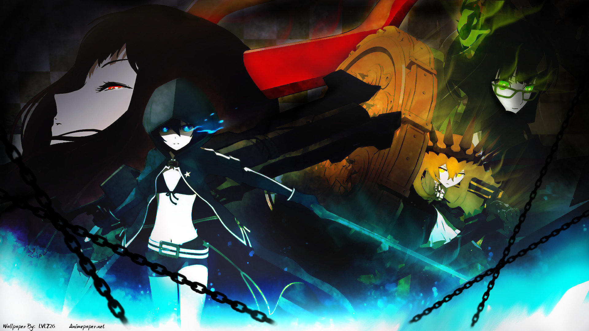 Free Dead Master (Black Rock Shooter) high quality wallpaper ID:454751 for full hd 1920x1080 computer