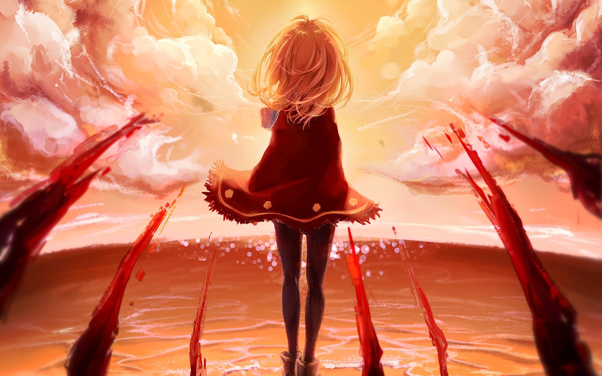 Download hd 1920x1200 Beyond The Boundary (Kyoukai no Kanata) PC background ID:407552 for free