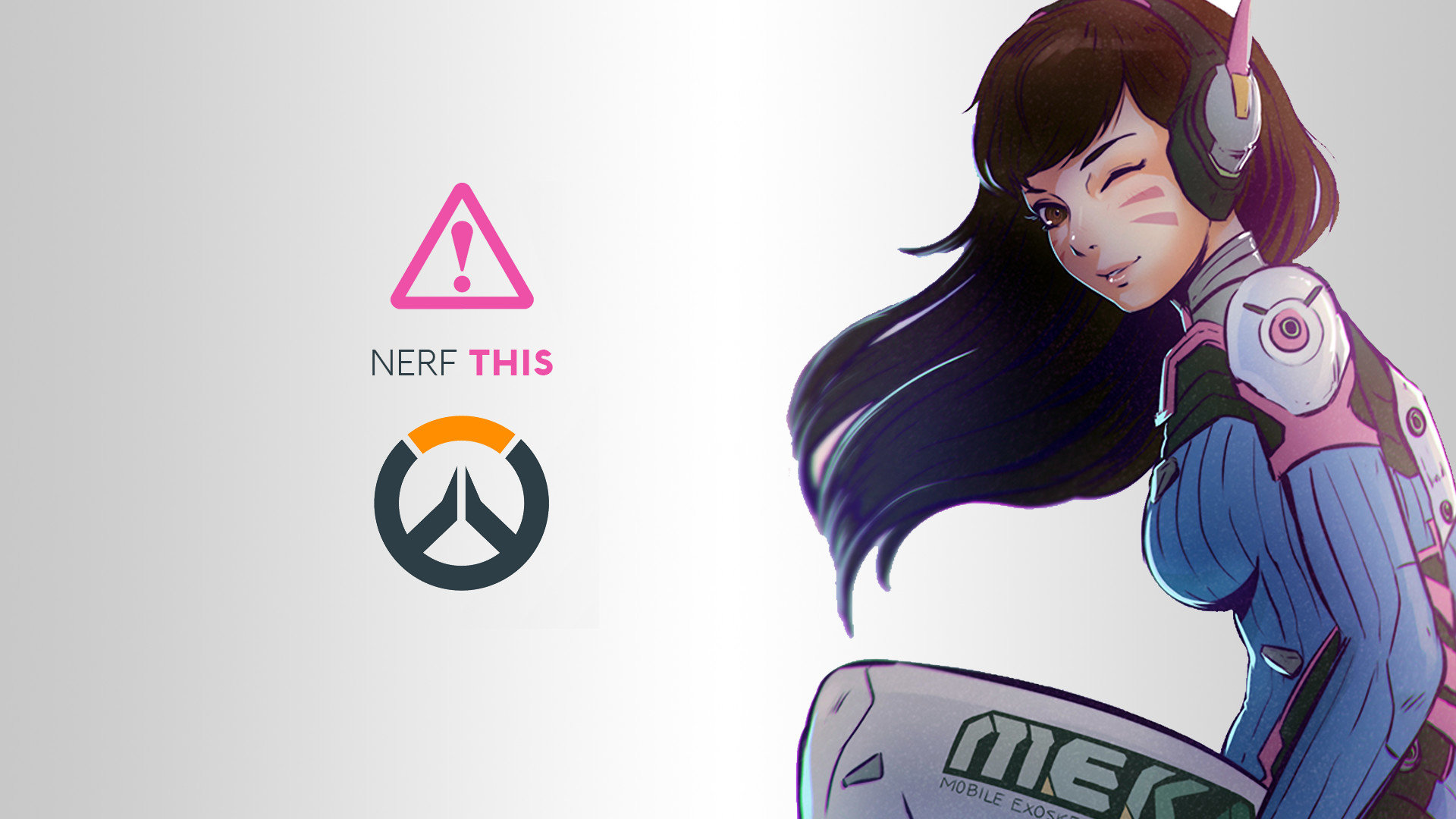 Free D.Va (Overwatch) high quality background ID:169635 for full hd PC