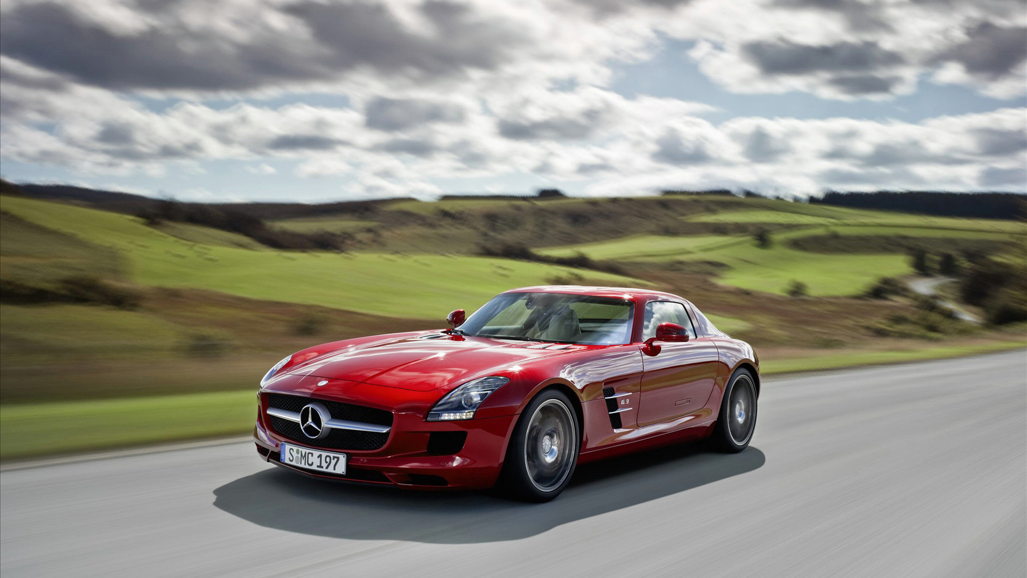 Free download Mercedes-Benz SLS AMG background ID:48111 hd 2048x1152 for PC