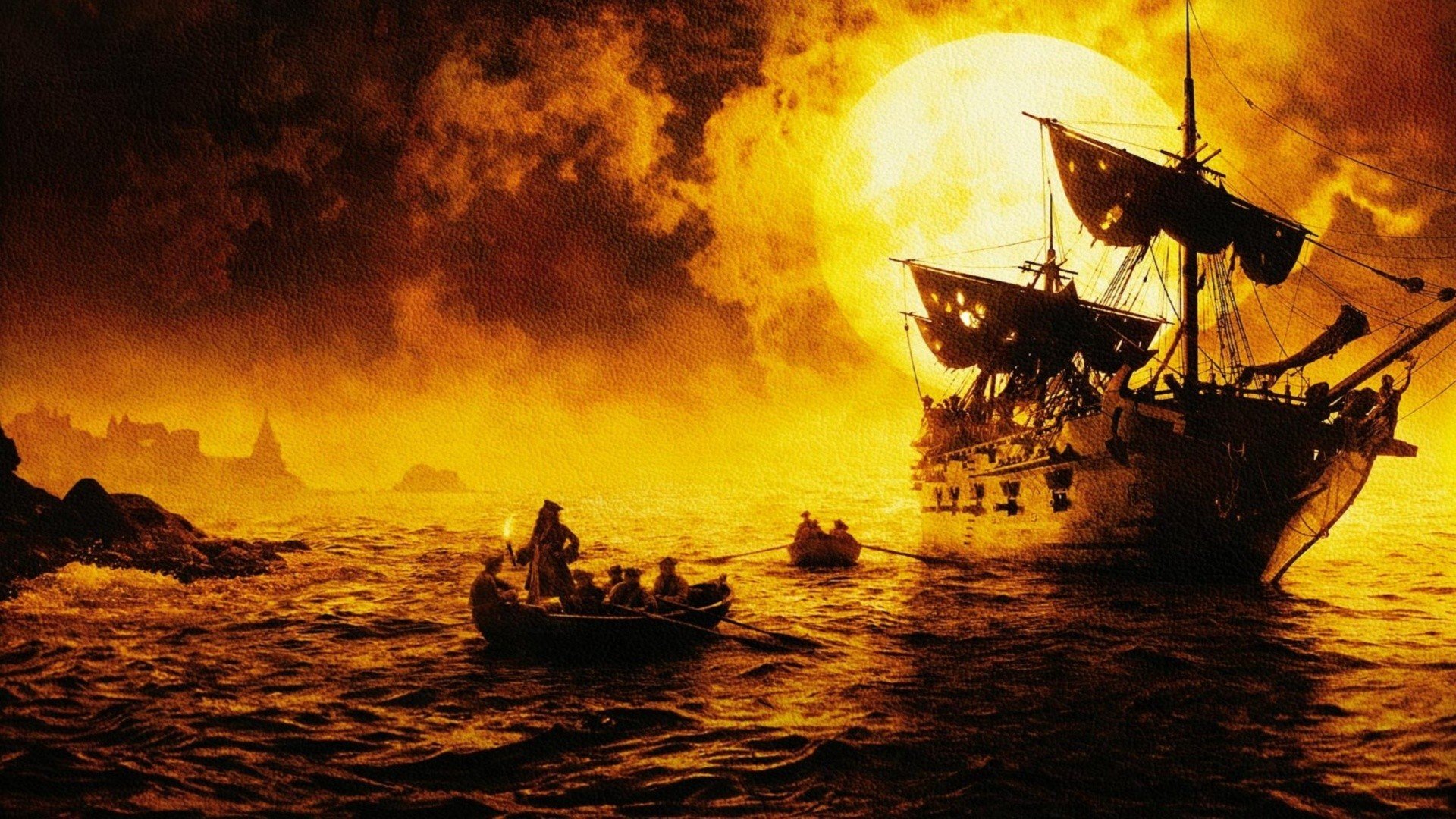 Awesome Pirates Of The Caribbean: The Curse Of The Black Pearl free wallpaper ID:353330 for hd 1080p computer