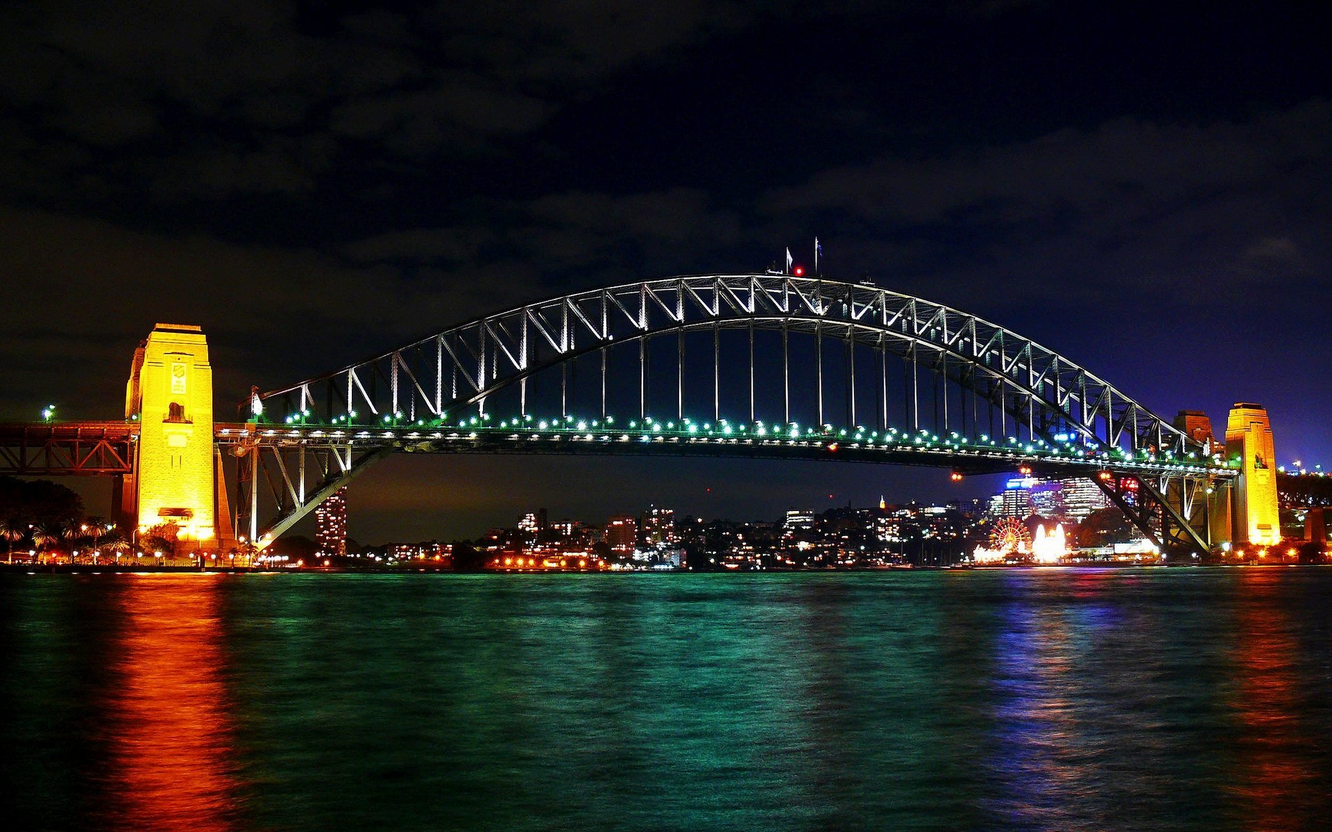 Free Sydney Harbour Bridge high quality background ID:484874 for hd 1920x1200 desktop