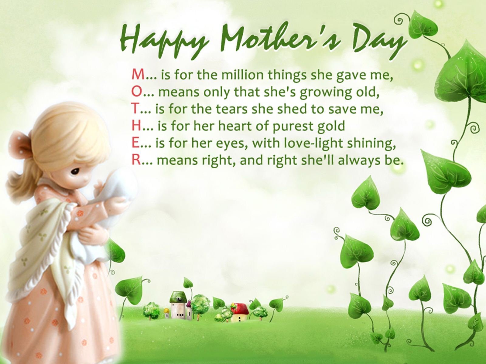Awesome Mother S Day Free Wallpaper Id For Hd 1600x10 Pc