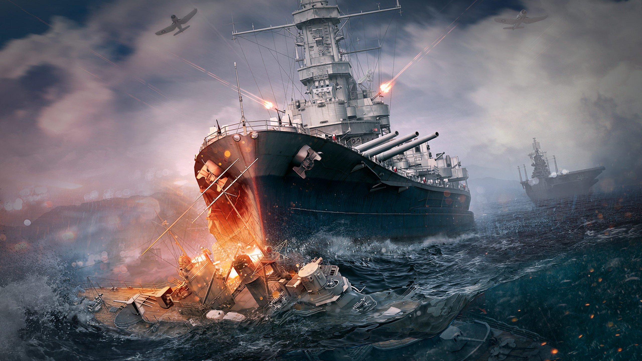 Free download World Of Warships background ID:69356 hd 2560x1440 for PC