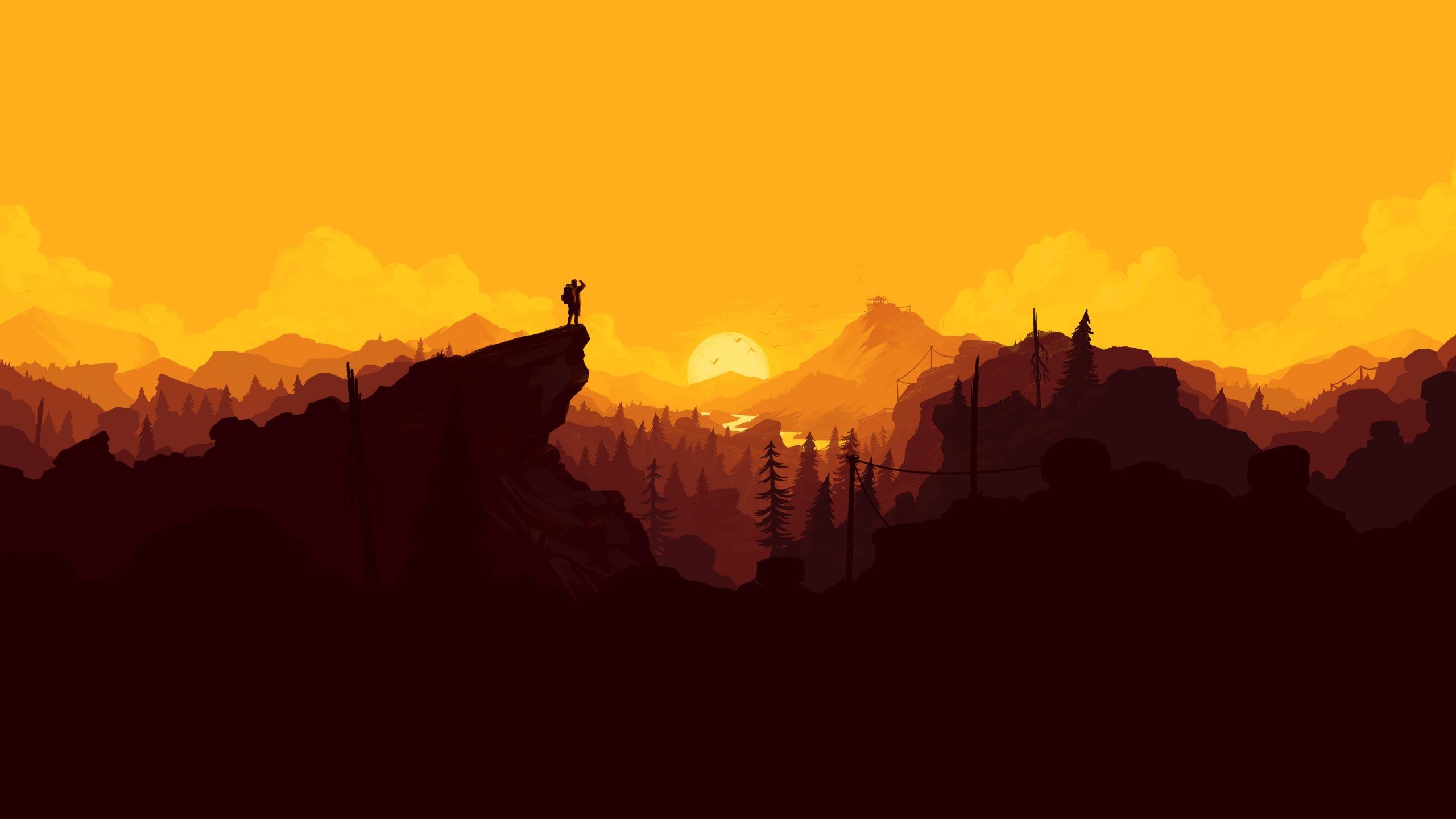 Download hd 2560x1440 Firewatch computer background ID:467995 for free
