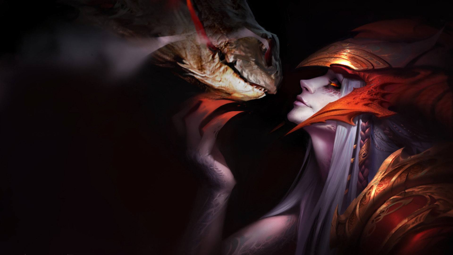 High resolution Shyvana (League Of Legends) full hd 1920x1080 background ID:171750 for PC