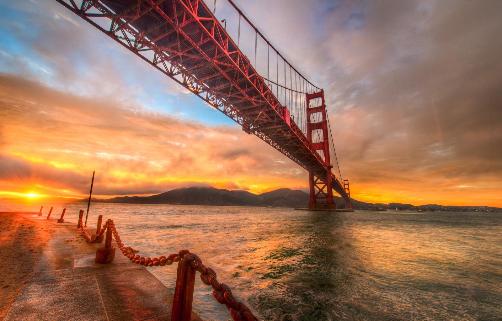 Free download Golden Gate background ID:494617 hd 1600x1024 for computer