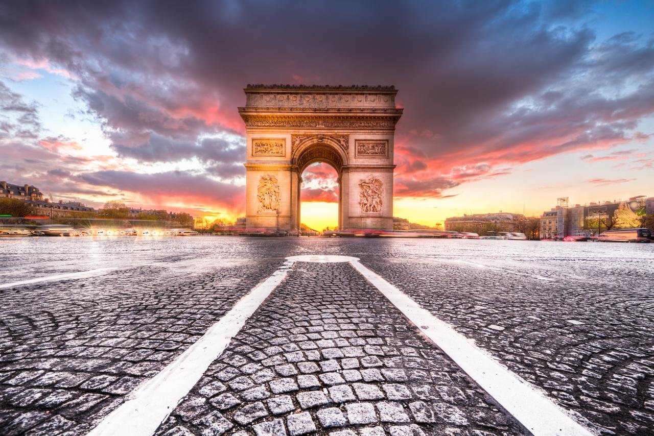Free download Arc De Triomphe background ID:493967 hd 1280x854 for computer