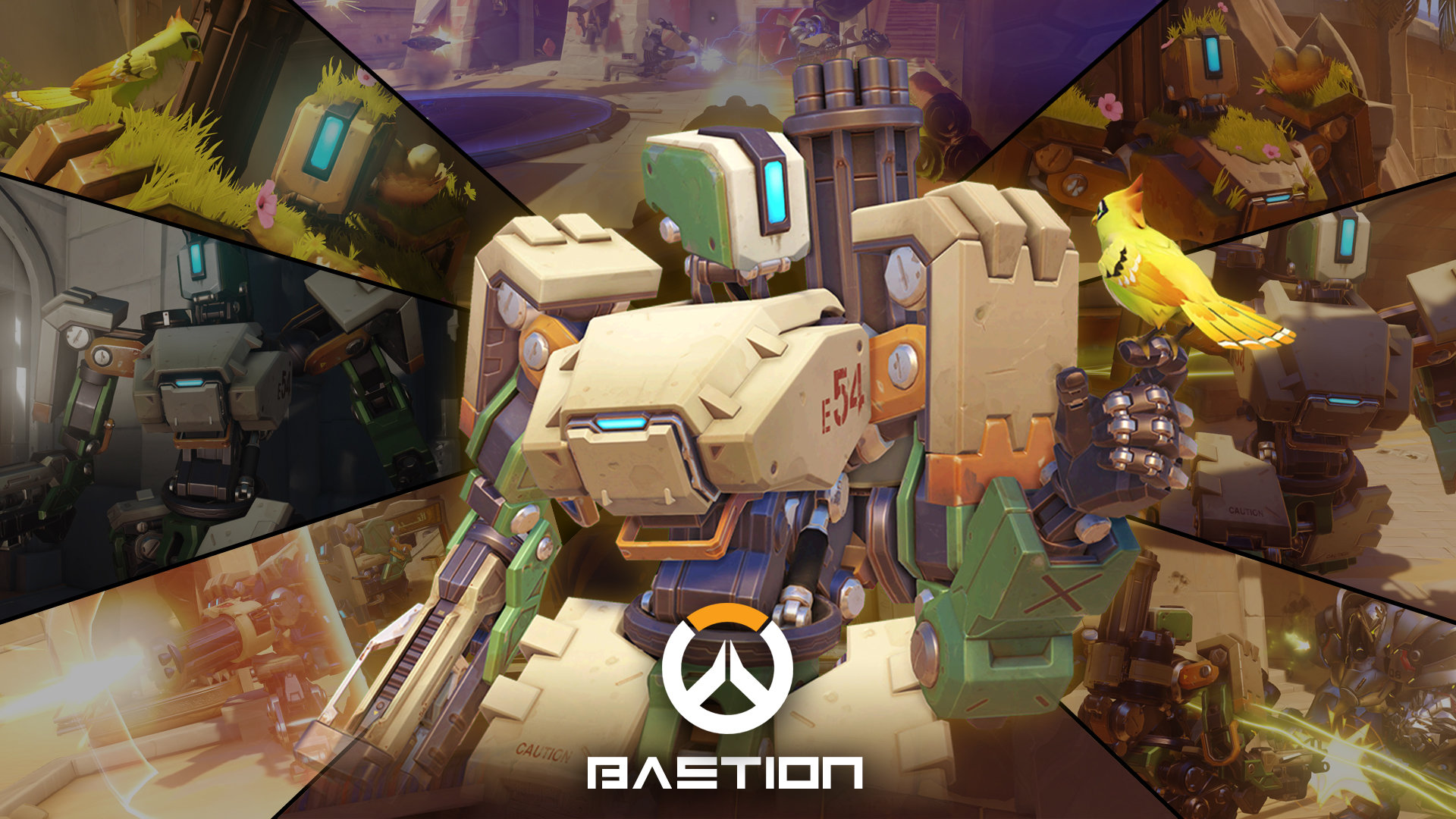 Free Bastion (Overwatch) high quality background ID:169978 for 1080p PC