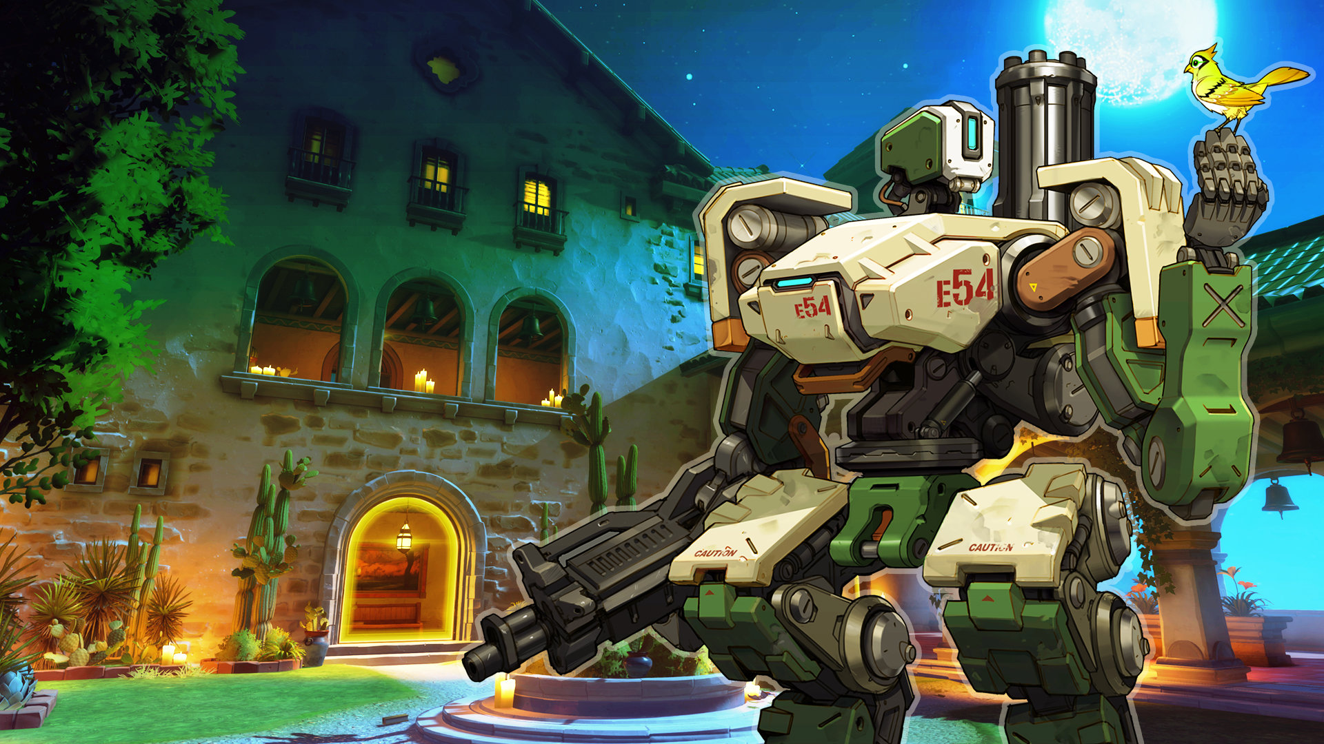 Free Bastion (Overwatch) high quality background ID:170030 for 1080p computer