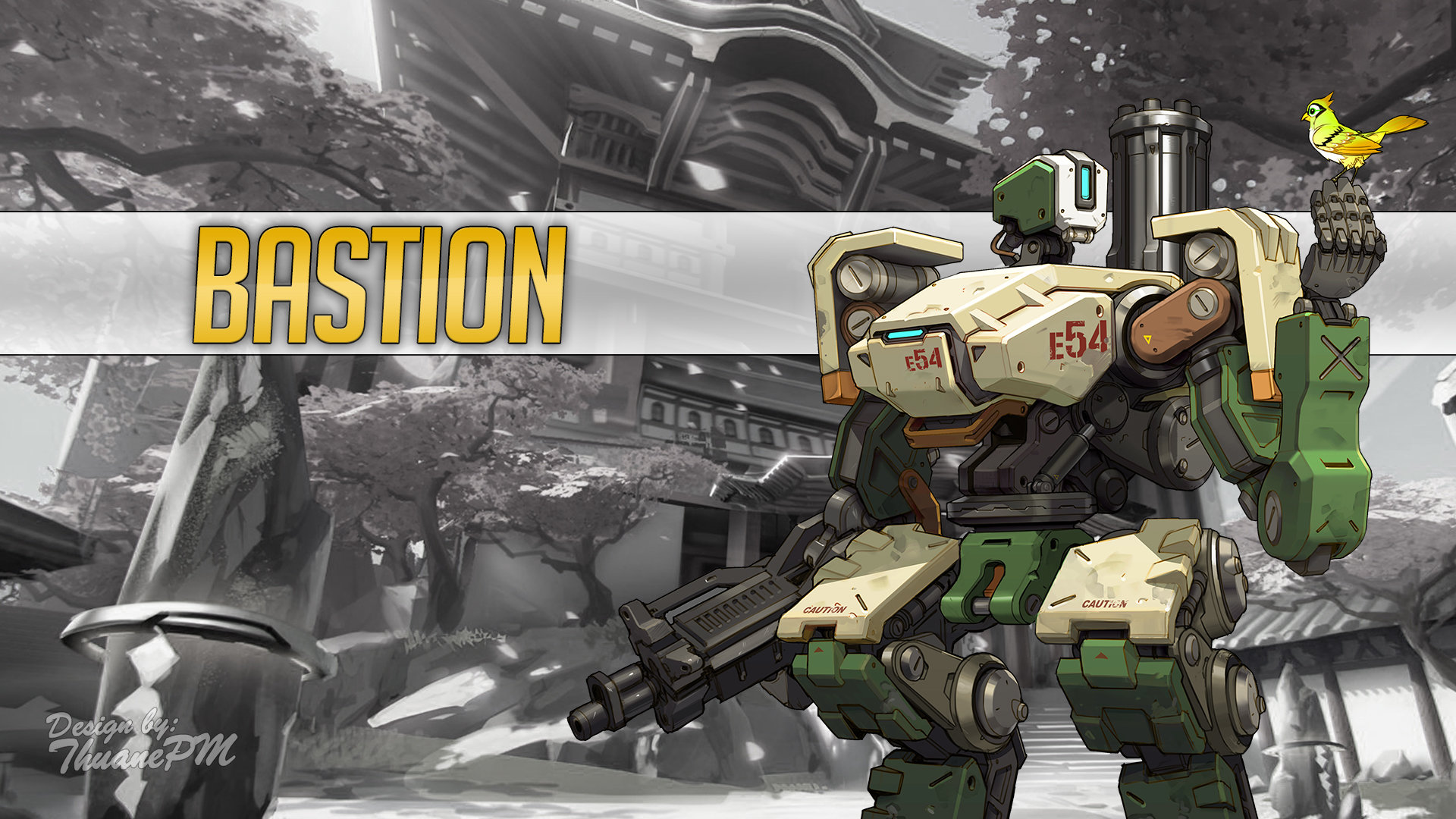 Free Bastion (Overwatch) high quality wallpaper ID:170230 for hd 1920x1080 PC