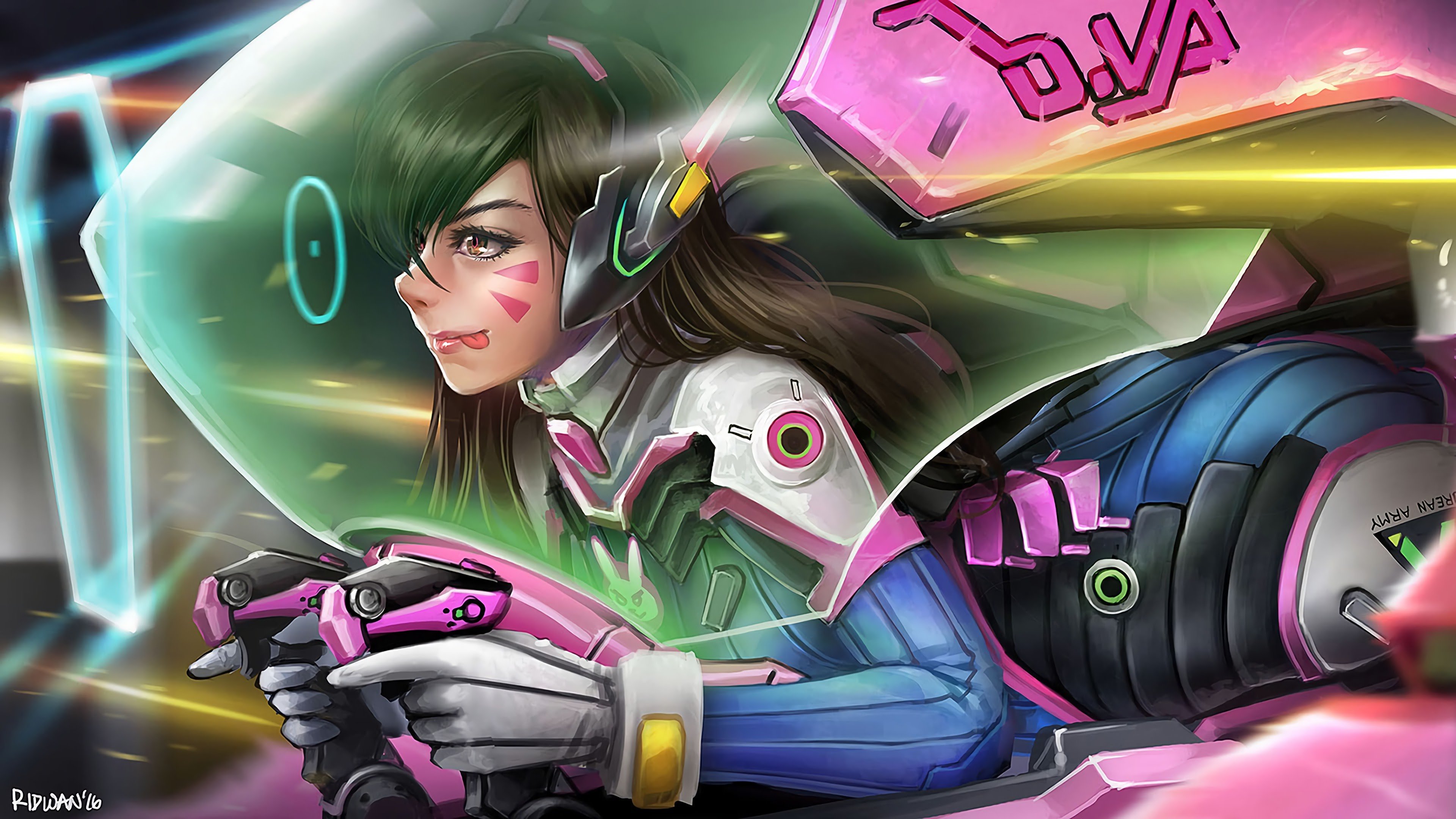 Free D.Va (Overwatch) high quality background ID:169613 for ultra hd 4k computer