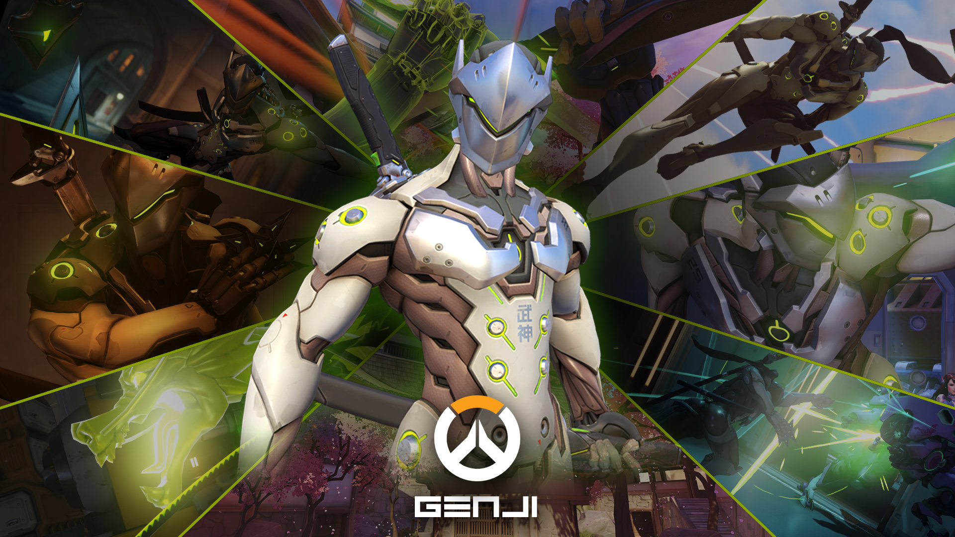 Best Genji (Overwatch) background ID:169909 for High Resolution full hd 1080p computer