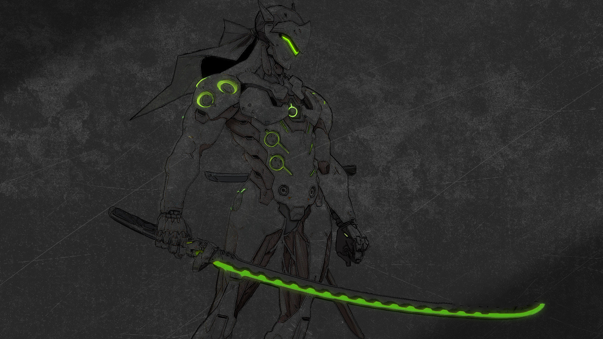 Awesome Genji (Overwatch) free wallpaper ID:169645 for hd 1080p desktop