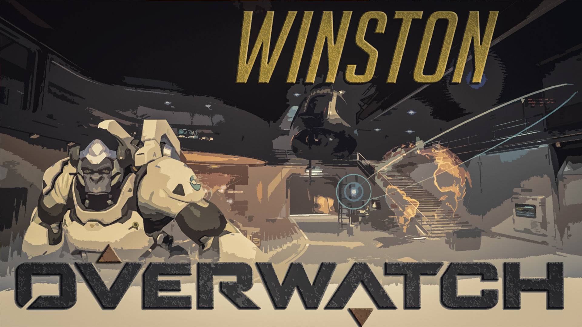 Free download Winston (Overwatch) wallpaper ID:170591 full hd for computer