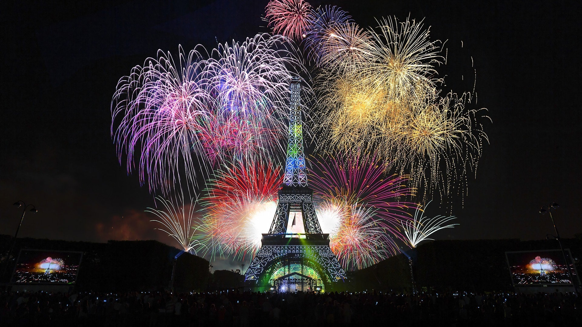 High resolution Fireworks full hd background ID:384367 for PC