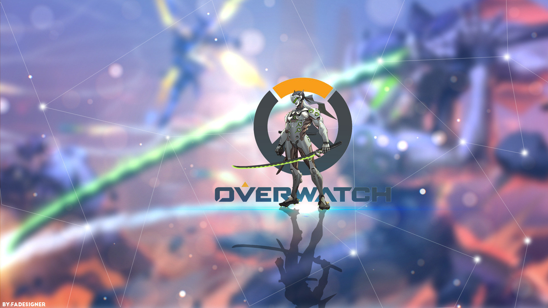 Best Genji (Overwatch) background ID:170095 for High Resolution full hd PC