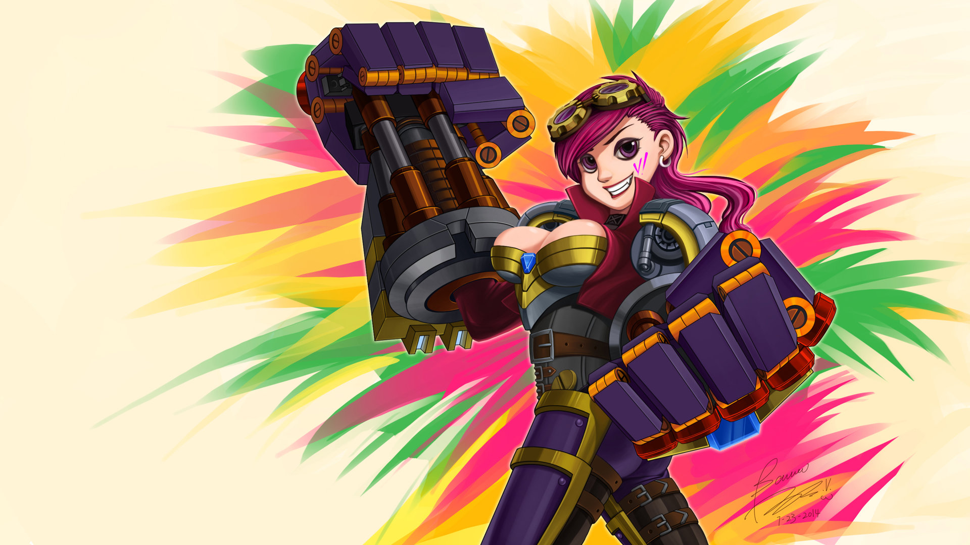 Awesome VI (League Of Legends) free wallpaper ID:173468 for hd 1080p computer