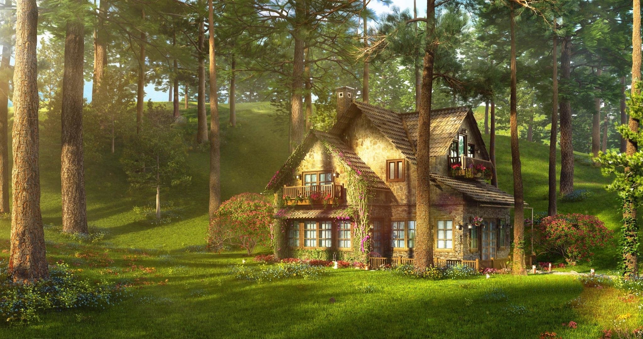Awesome House free background ID:490322 for hd 2048x1080 PC