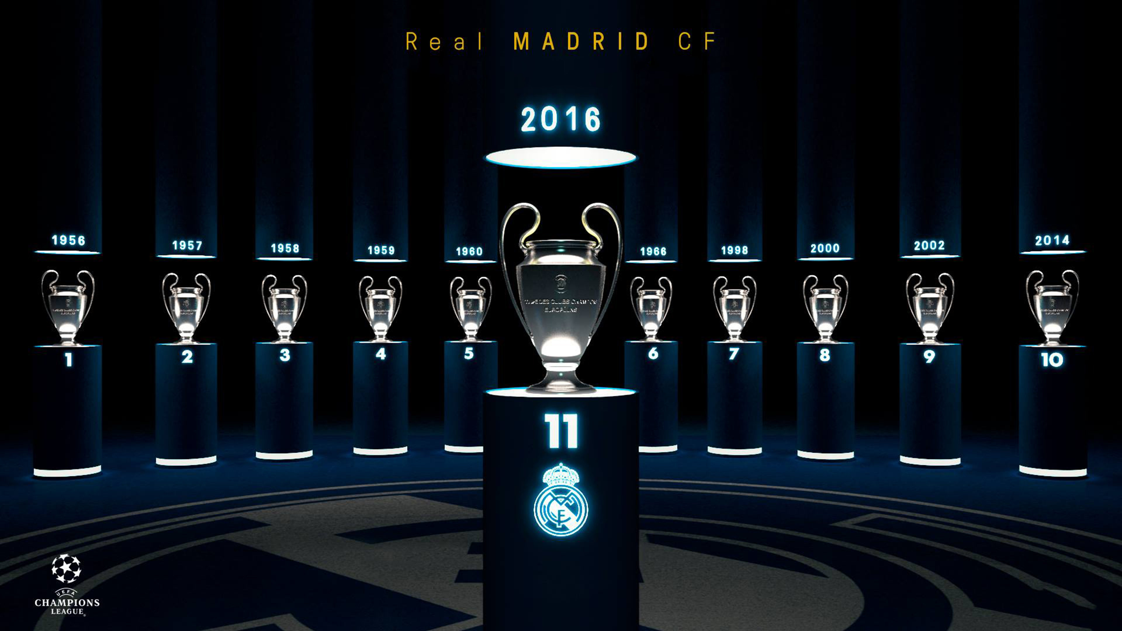 High resolution Real Madrid C.F. uhd 4k background ID:100448 for computer