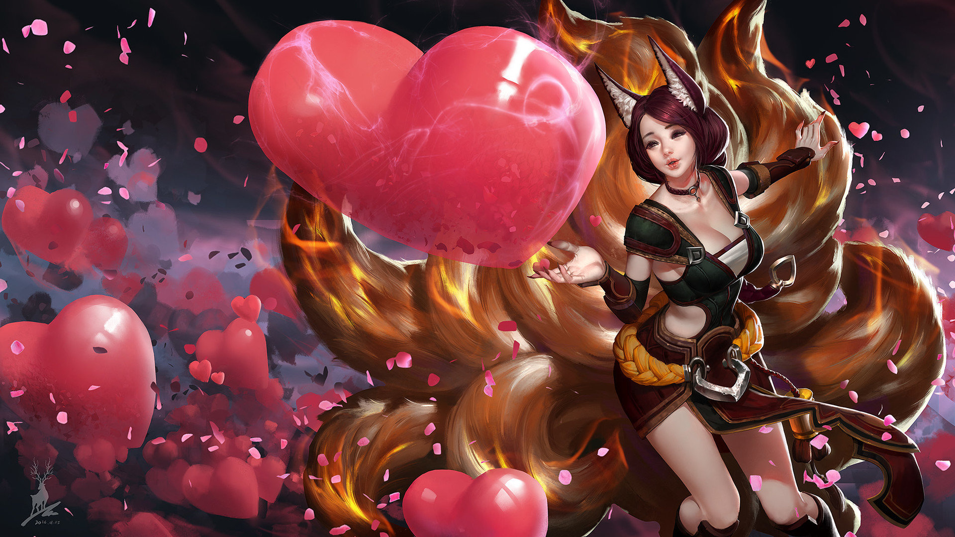 Free Ahri (League Of Legends) high quality wallpaper ID:172942 for hd 1080p computer