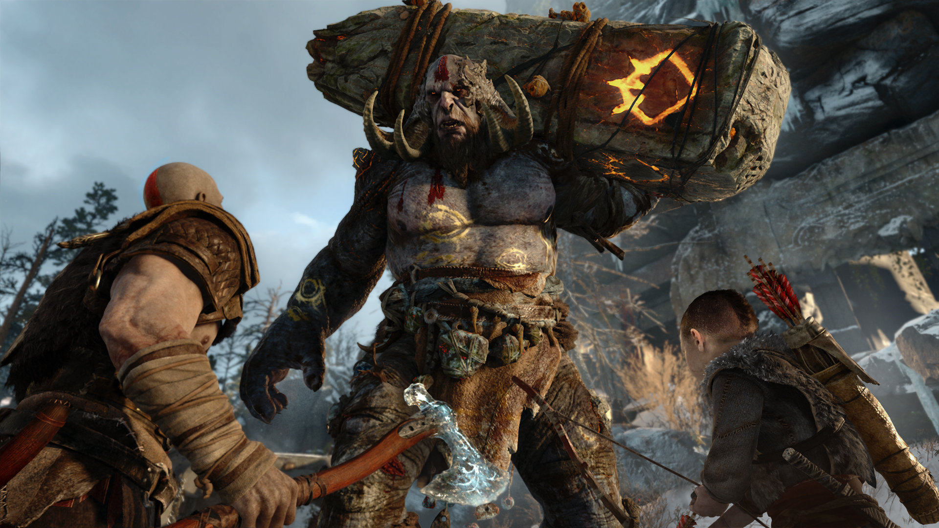 High resolution God Of War 4 hd 1920x1080 background ID:70187 for PC