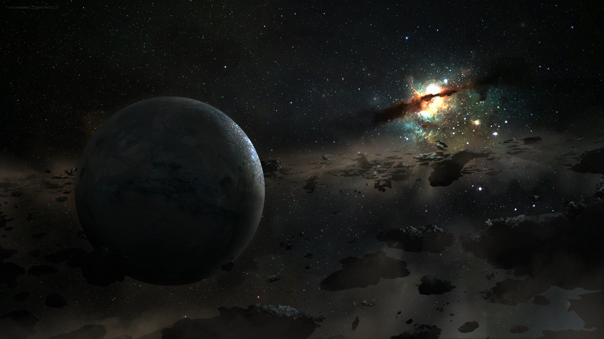 Free download Planets background ID:153692 1080p for PC