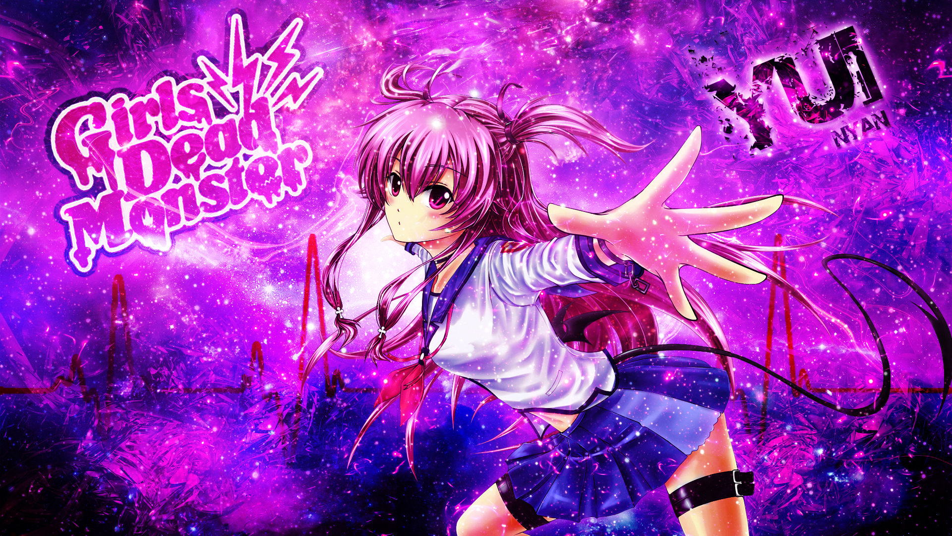 Awesome Yui (Angel Beats!) free wallpaper ID:235370 for 1080p computer