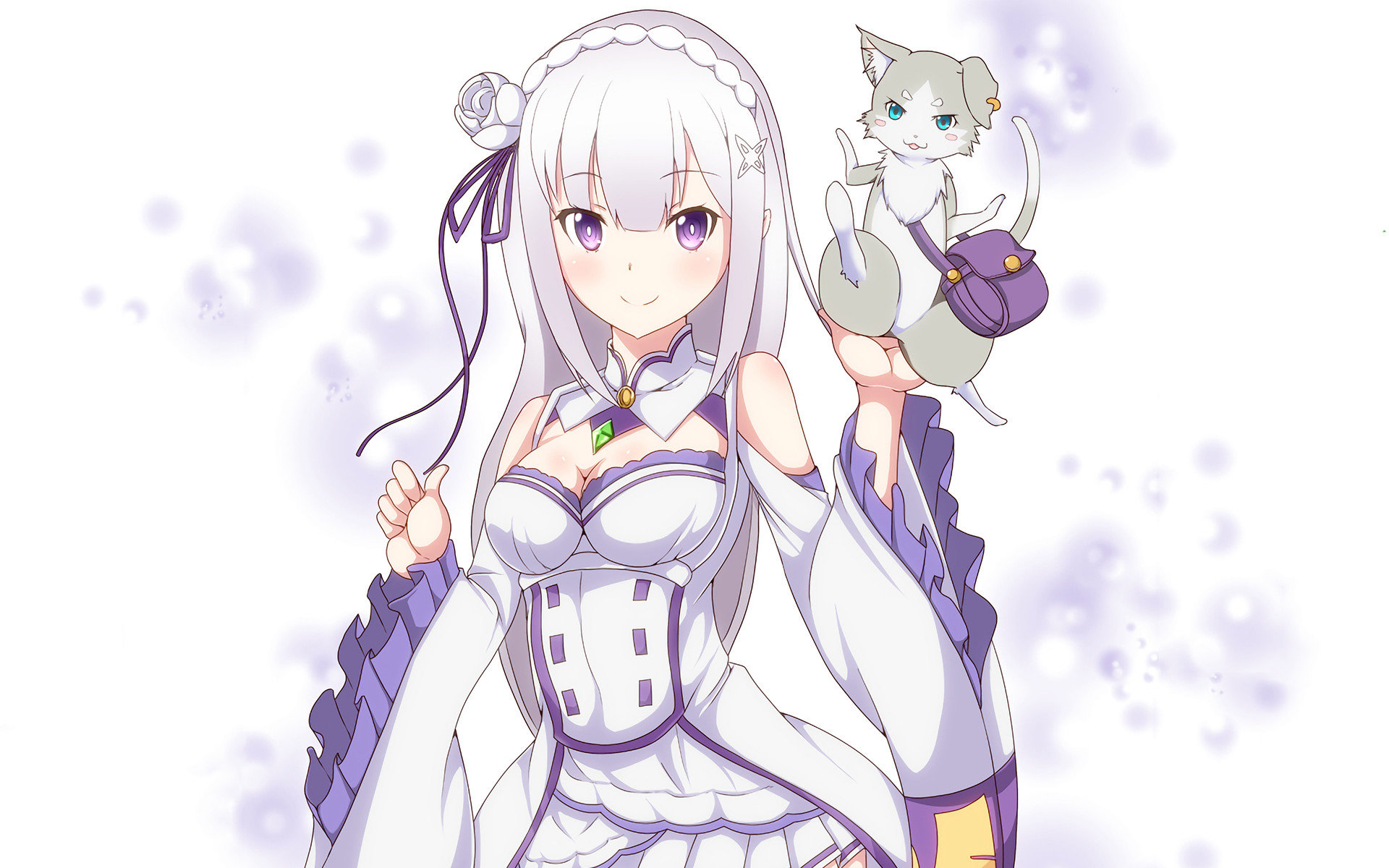 Awesome Emilia (Re:ZERO) free background ID:158842 for hd 1920x1200 PC