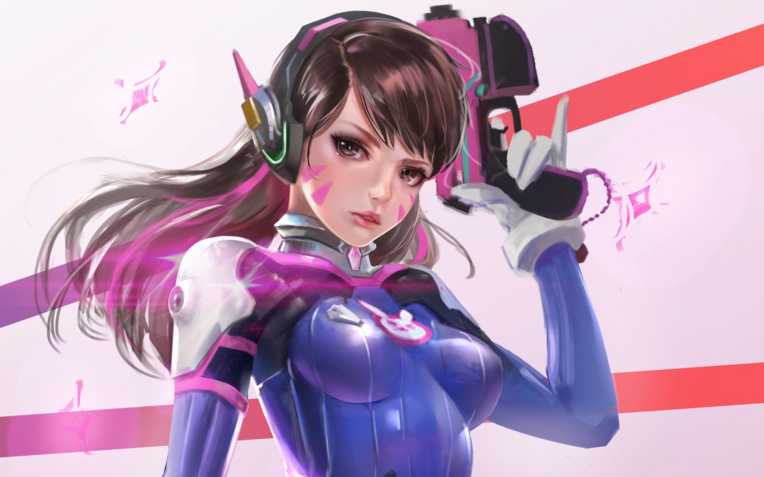 Awesome D.Va (Overwatch) free wallpaper ID:169855 for hd 2560x1600 PC