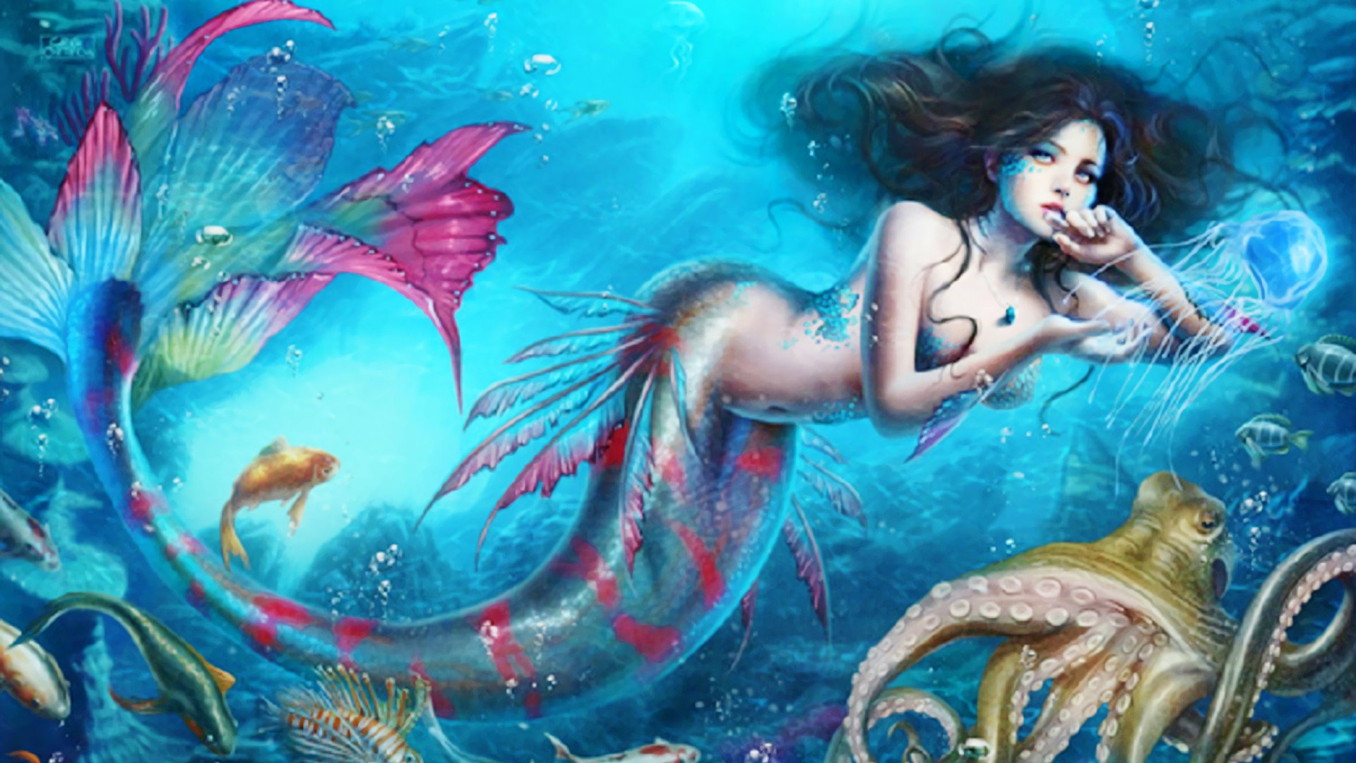 Download full hd 1080p Mermaid computer background ID:329415 for free