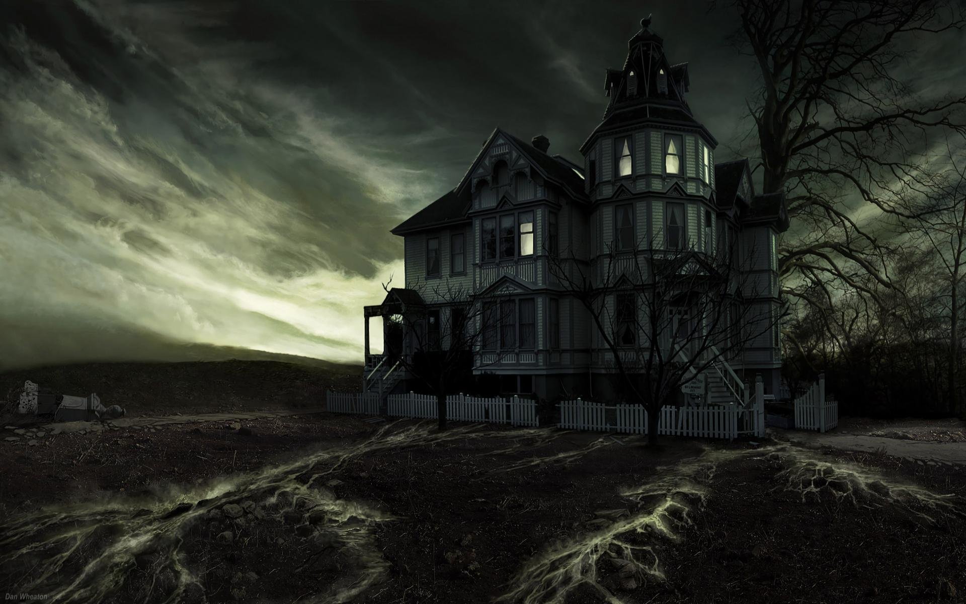 Free Monster dark house high quality wallpaper ID:57543 for hd 1920x1200 computer
