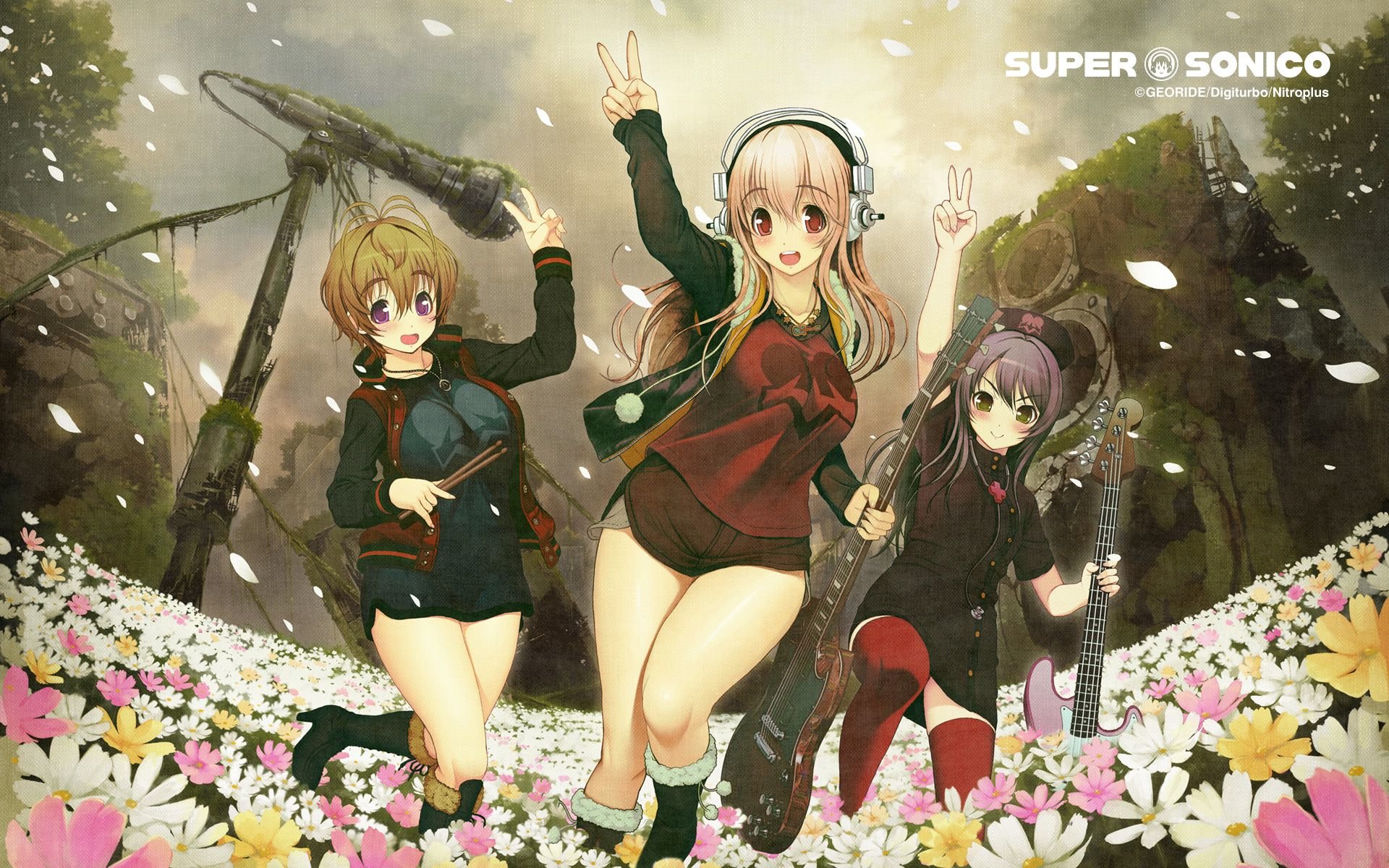 Download hd 1920x1200 Super Sonico desktop background ID:211301 for free