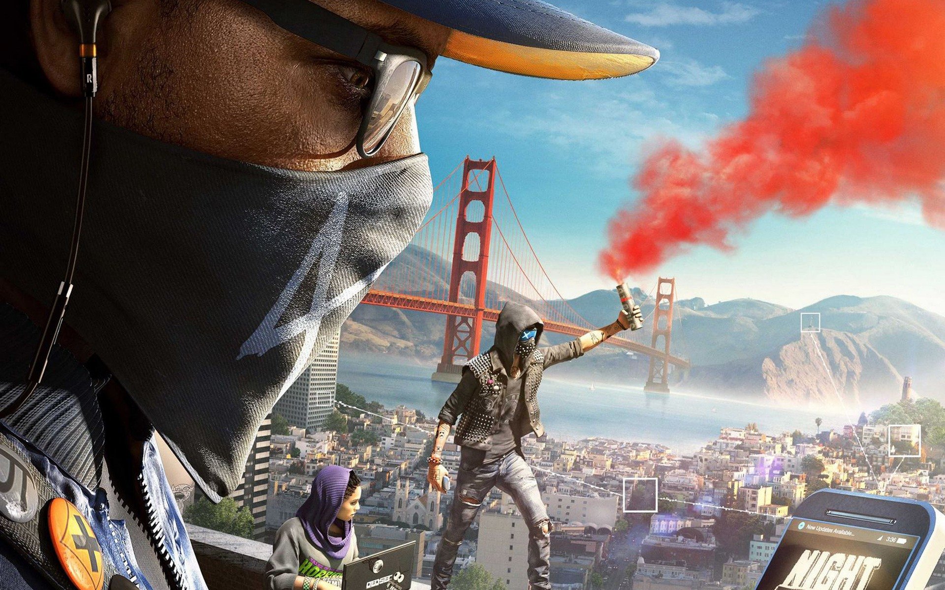 High Resolution Watch Dogs 2 Hd 1920x1200 Background Id366088 For Pc