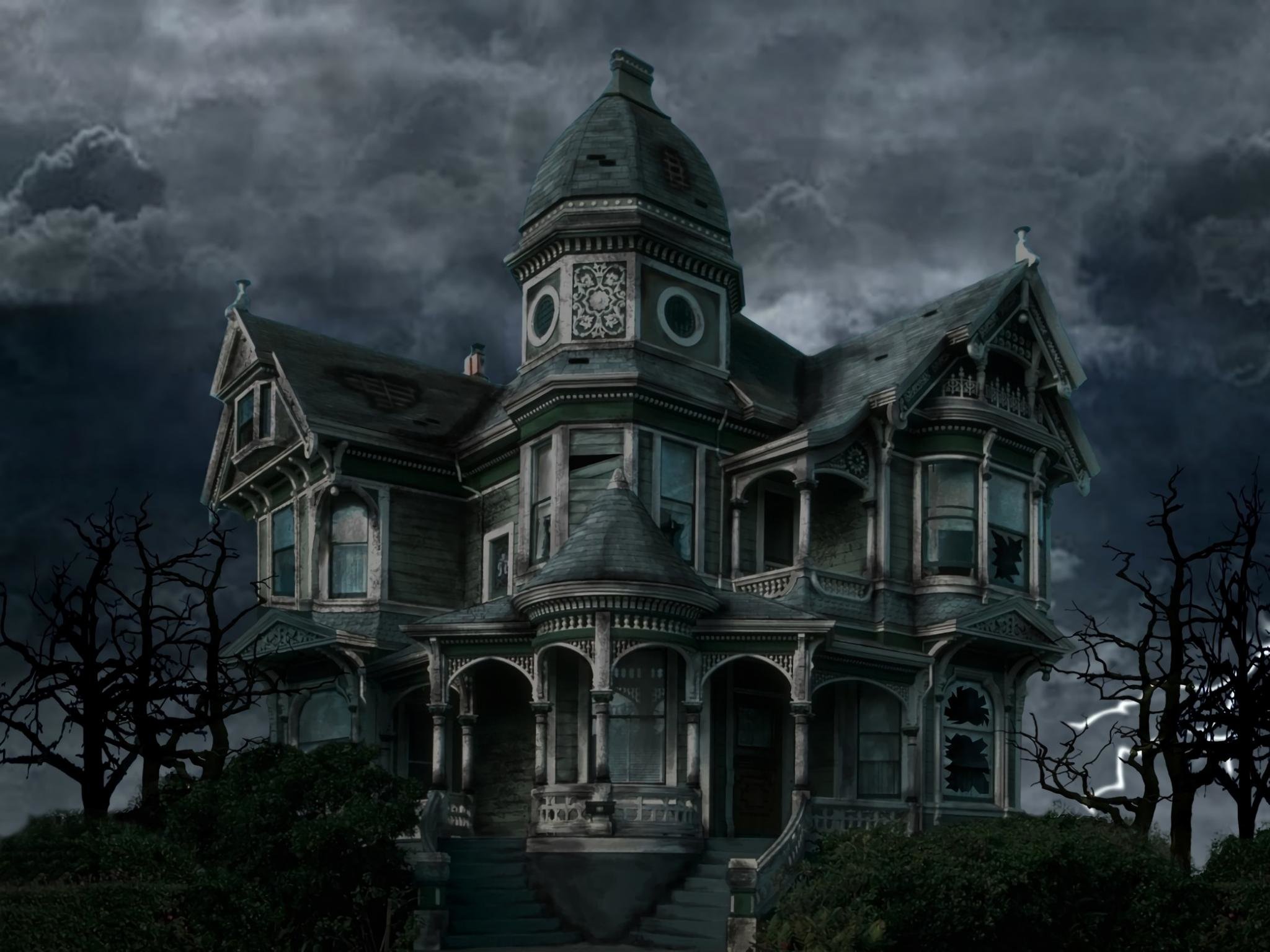 Awesome Monster dark house free wallpaper ID:57545 for hd 2048x1536 PC
