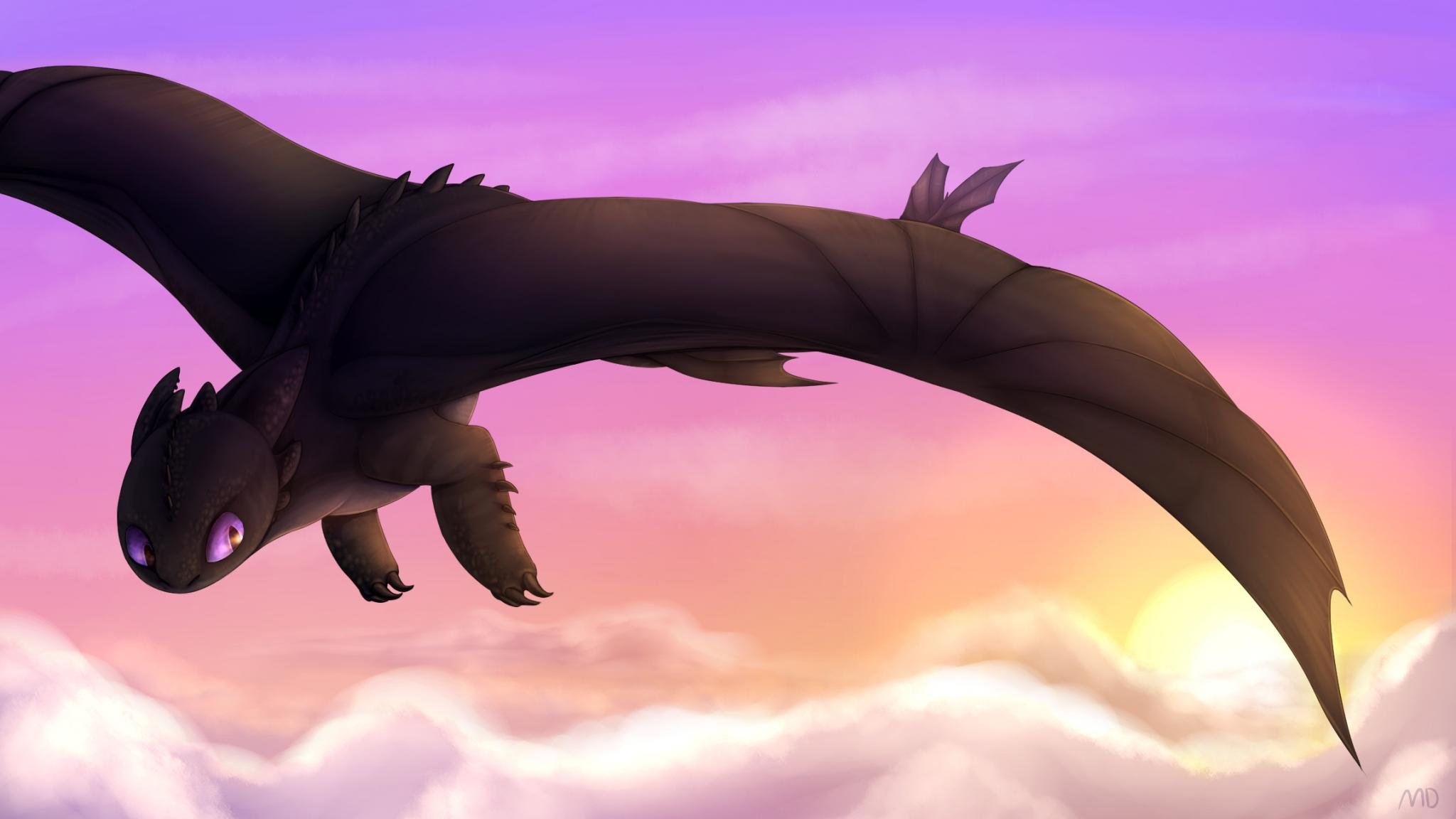 Best Toothless (How To Train Your Dragon) background ID:358080 for High Resolution hd 2048x1152 computer