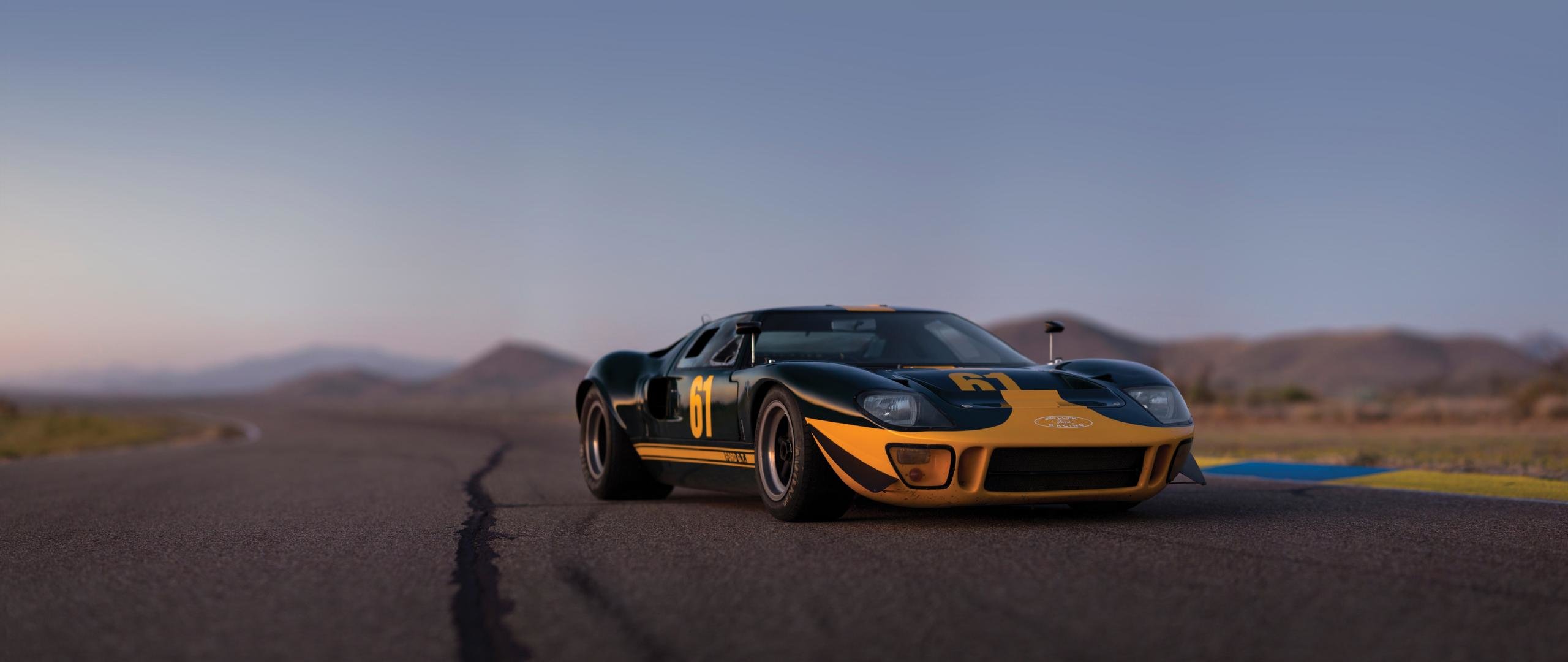 Download hd 2560x1080 Ford GT40 computer background ID:135242 for free