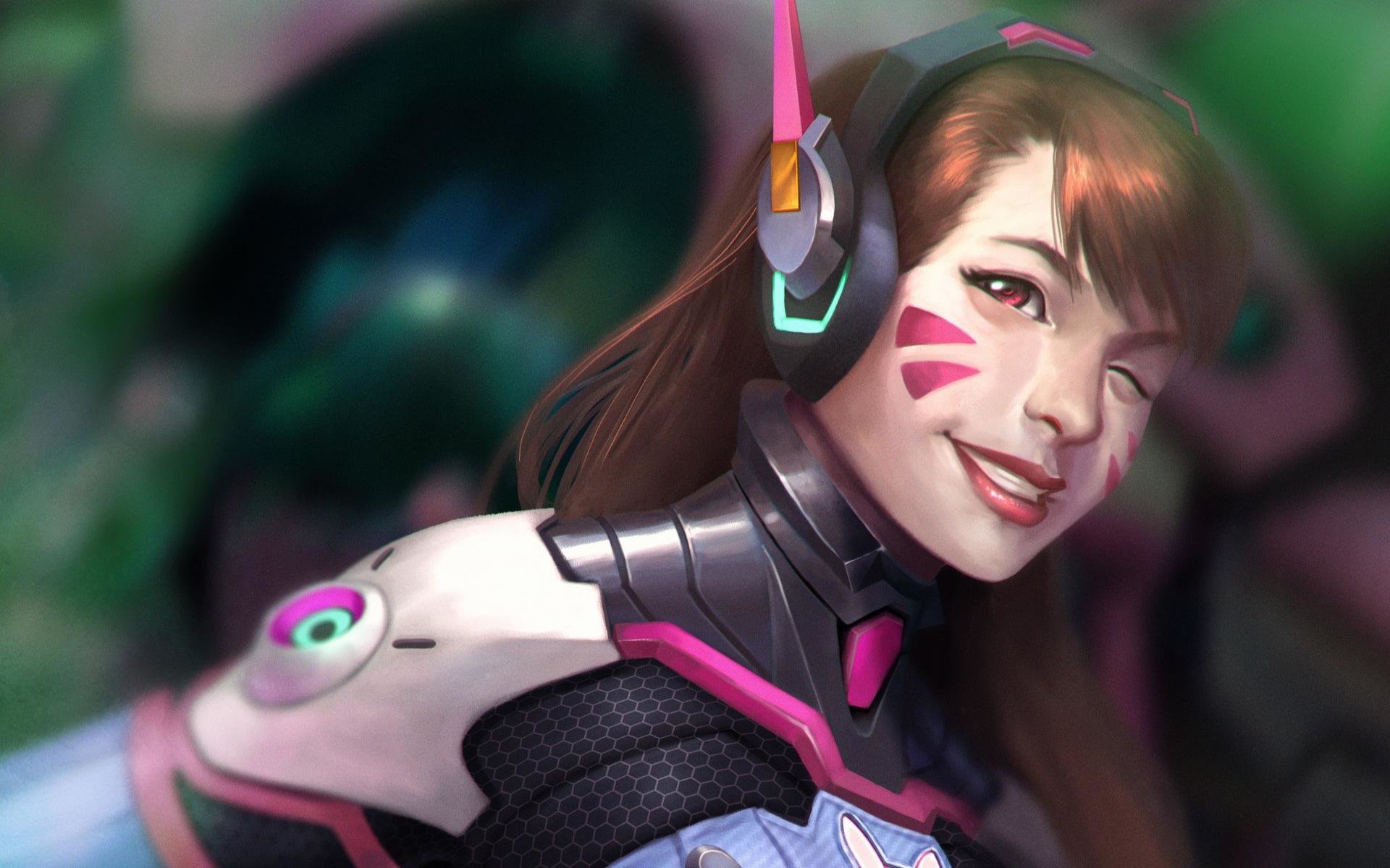 Free D.Va (Overwatch) high quality background ID:170763 for hd 1920x1200 computer