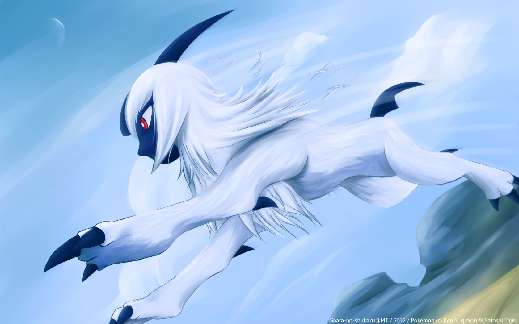 Free download Absol (Pokemon) background ID:278936 hd 1680x1050 for PC