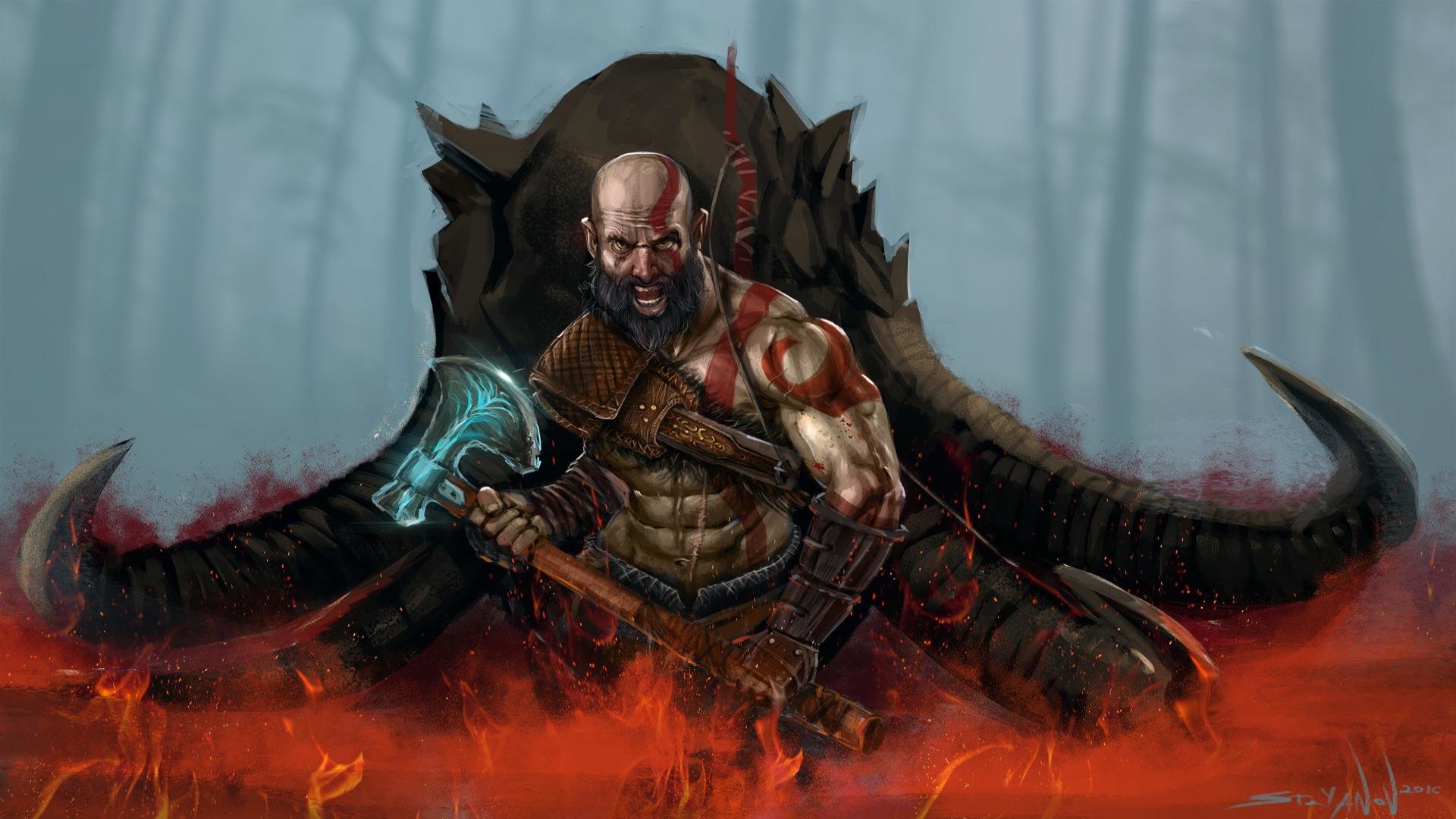 Download full hd 1080p God Of War 4 PC background ID:70188 for free
