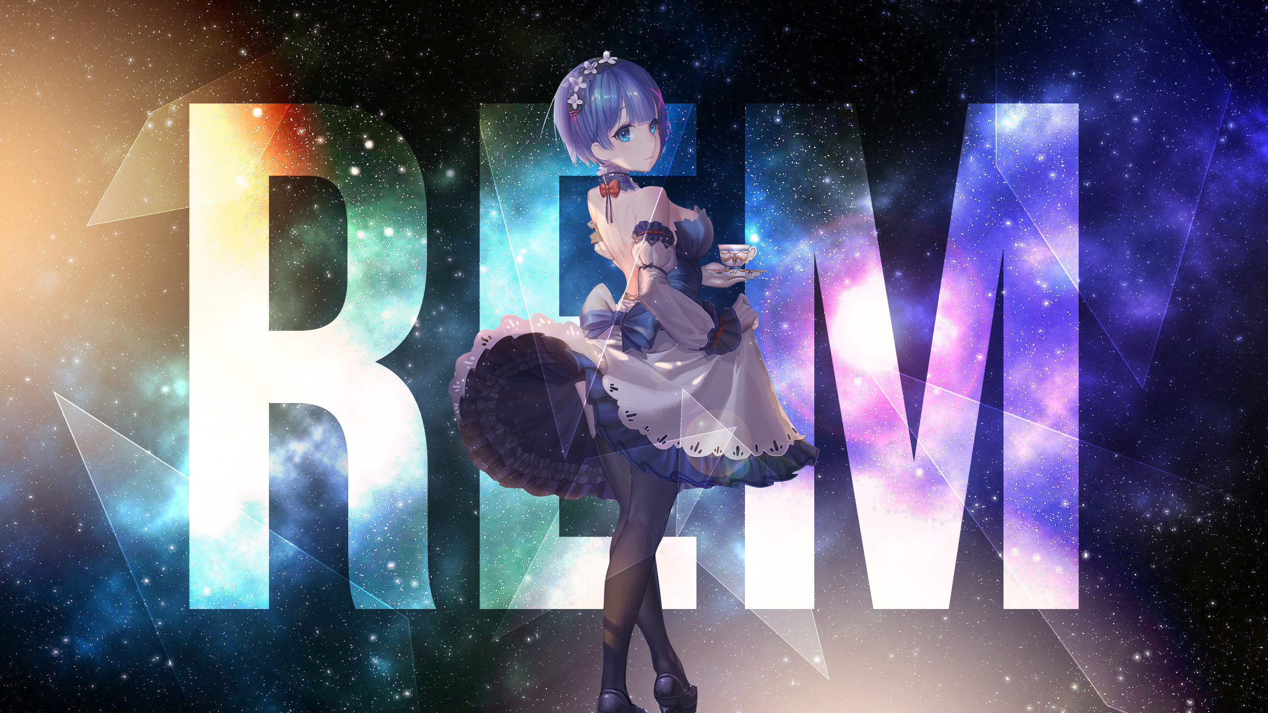 Download hd 2560x1440 Rem (Re:ZERO) computer wallpaper ID:158710 for free