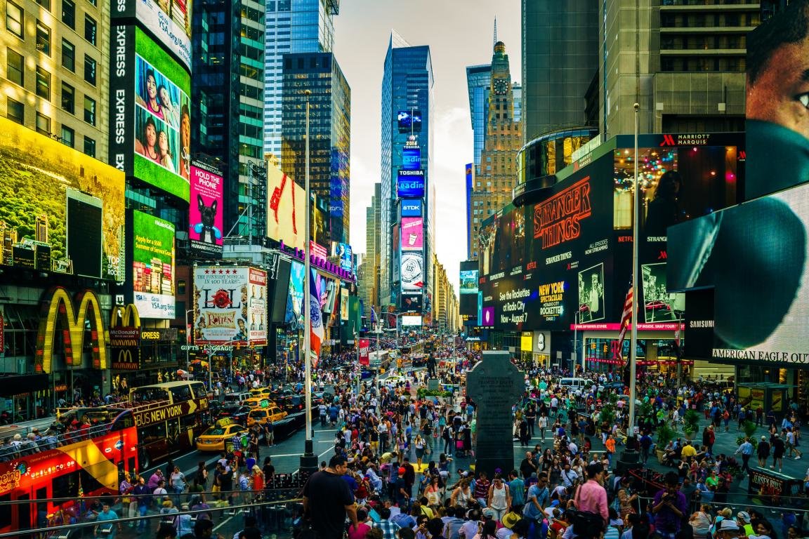 Free download Times Square background ID:485042 hd 1152x768 for desktop
