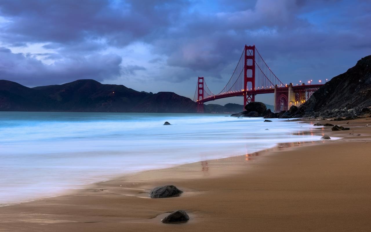 Best Golden Gate background ID:494523 for High Resolution hd 1280x800 computer