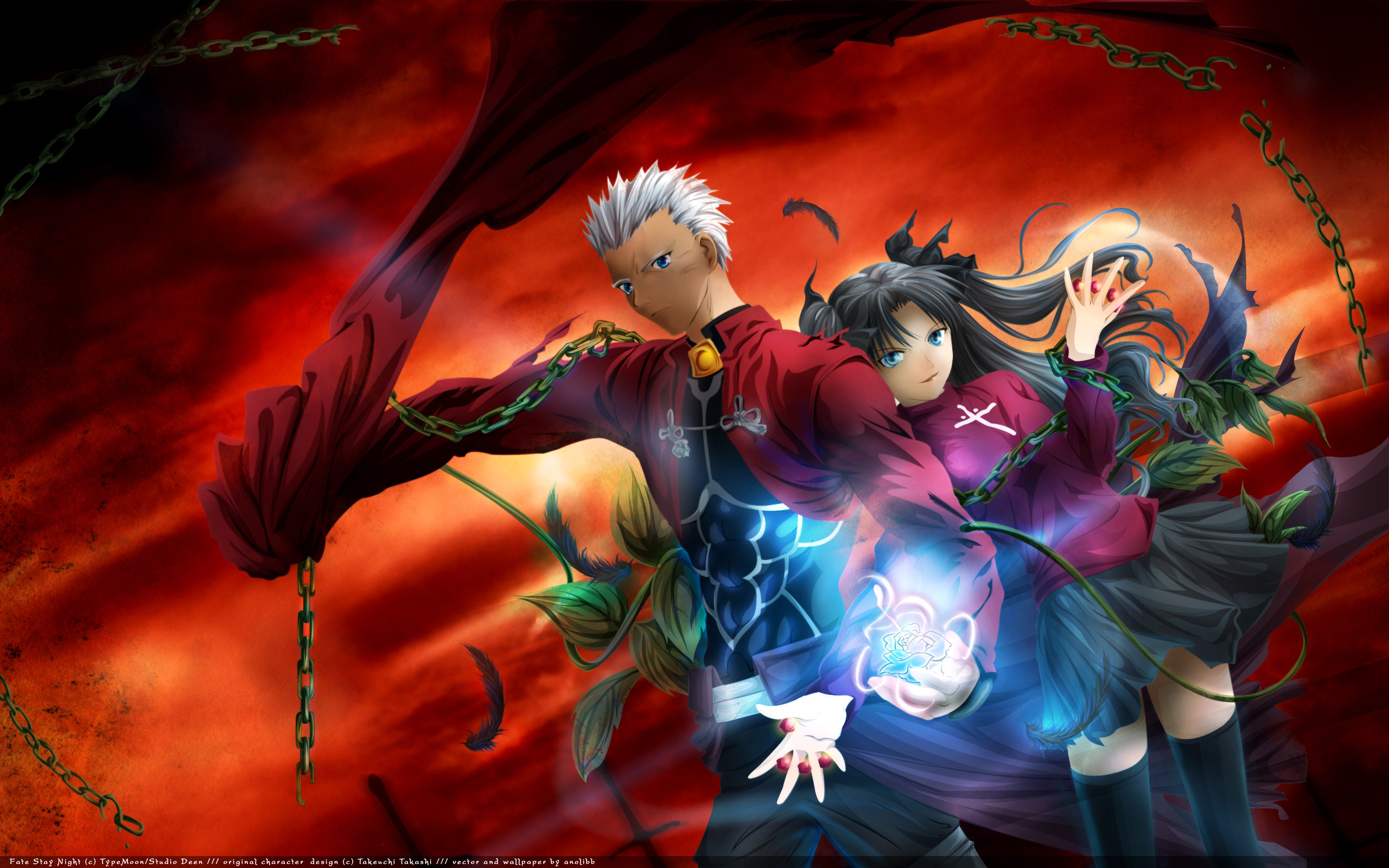 High resolution Fate/Stay Night: Unlimited Blade Works hd 2560x1600 background ID:291054 for computer