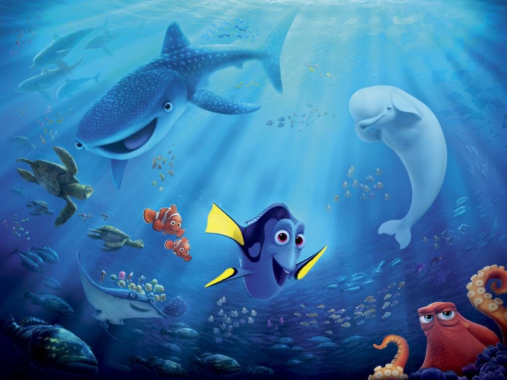 Download hd 1024x768 Finding Dory computer wallpaper ID:68883 for free