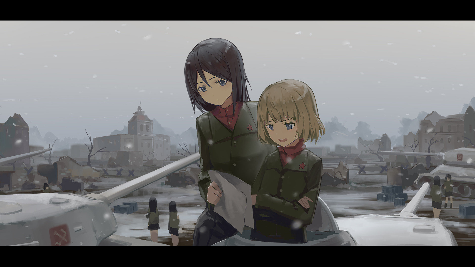 Awesome Girls Und Panzer free wallpaper ID:208204 for full hd 1080p desktop