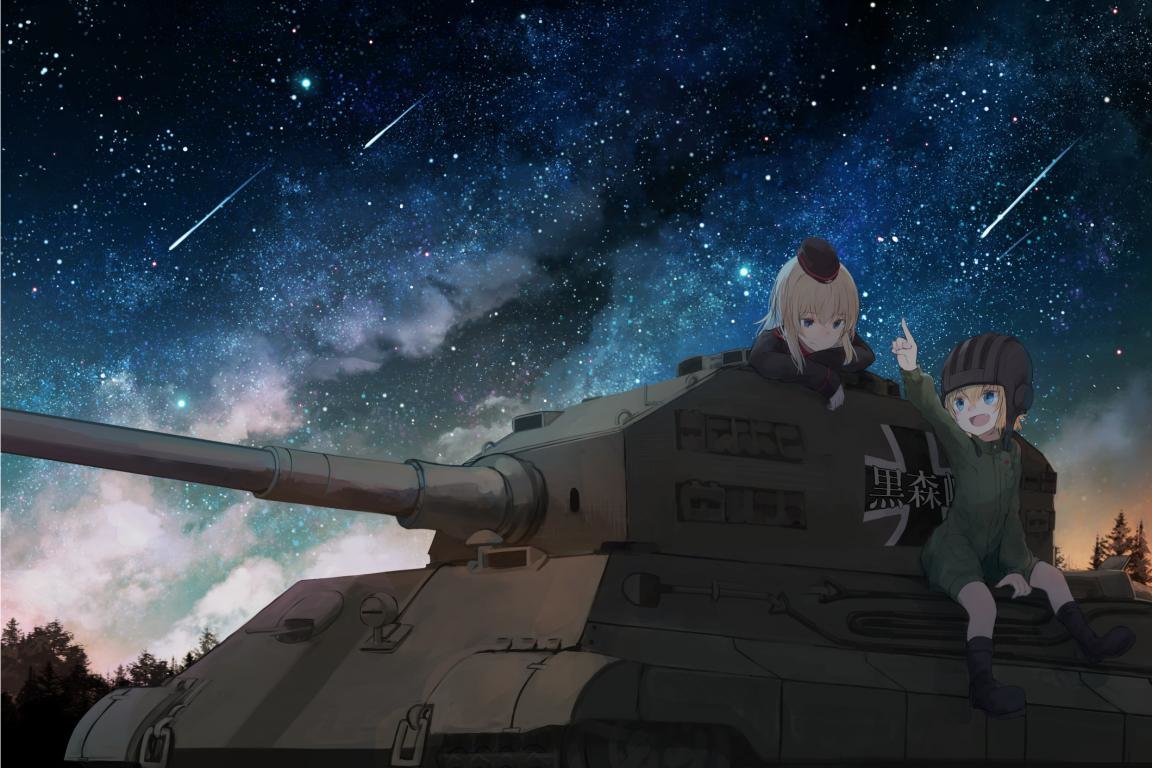 Awesome Girls Und Panzer free wallpaper ID:208221 for hd 1152x768 PC